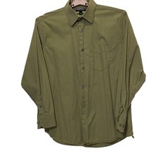 Banana Republic Long Sleeve Button Down Size Large Green Z 