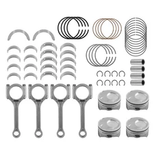 4 x Piston & Rings Connecting Rod Kit For 2014-2018 Hyundai Tucson Kia 2.0L