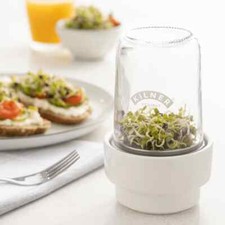 Kilner Glas Keimset perfekt zum einfachen Lagern/Keimen von Samen & Getreide