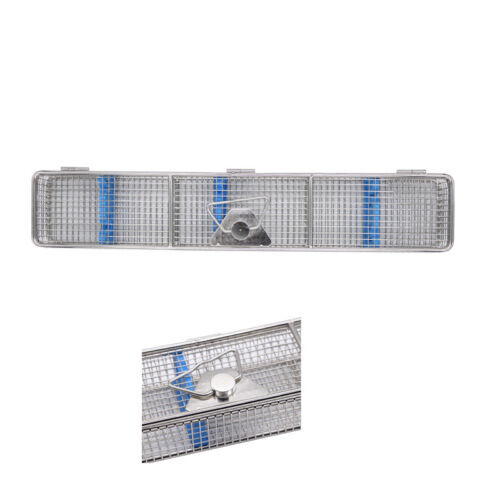 Sterilization Tray Case Aluminium Surgical Instrument With Silicone Card Strip