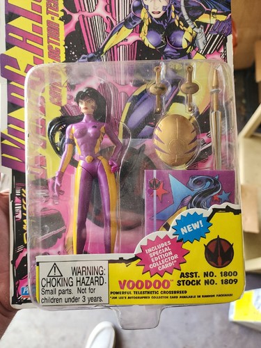 Playmates 1995 Jim Lee's Voodoo Action Figure Wildcats Covert Action Teams - Picture 2 of 3