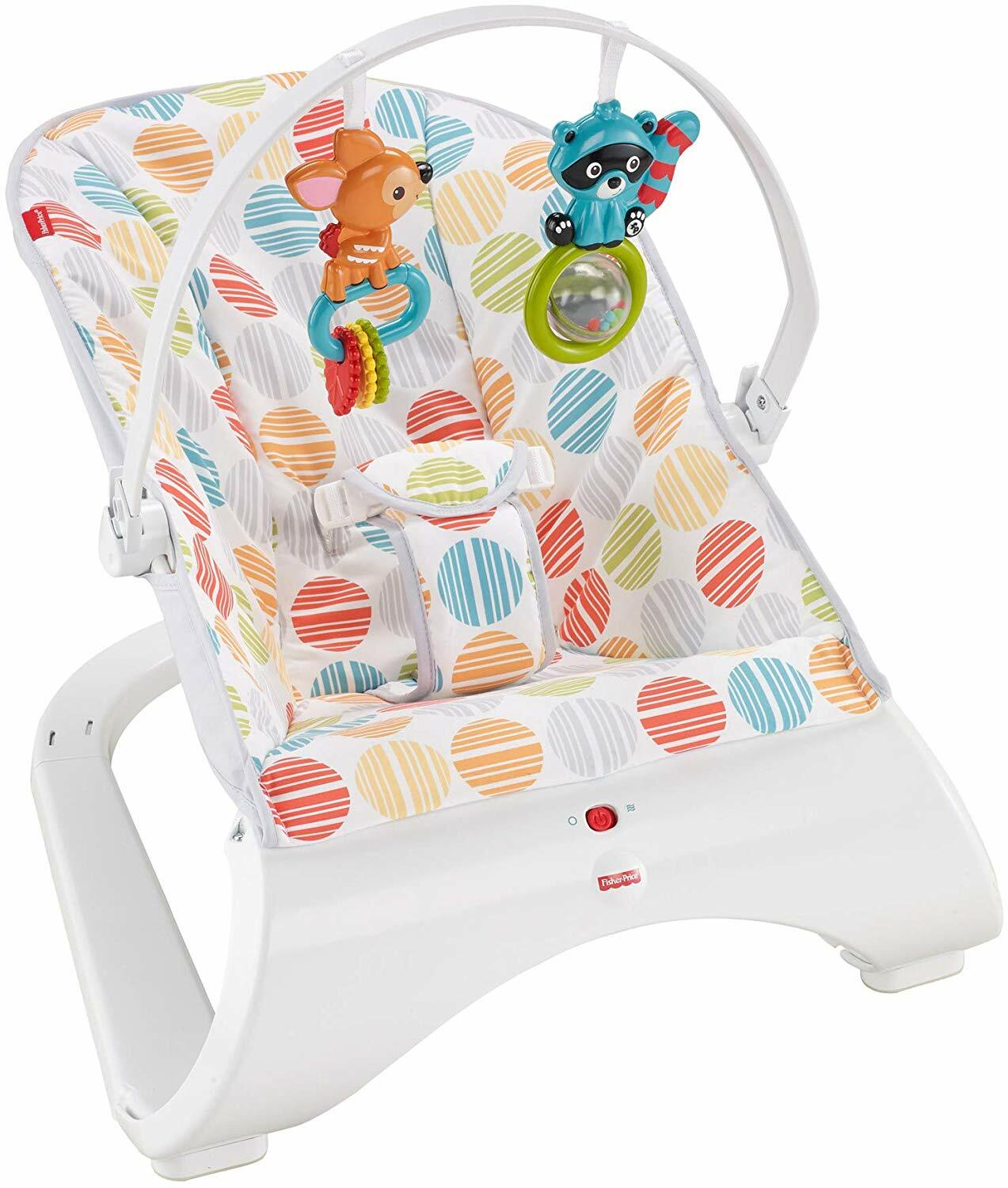 white baby bouncer