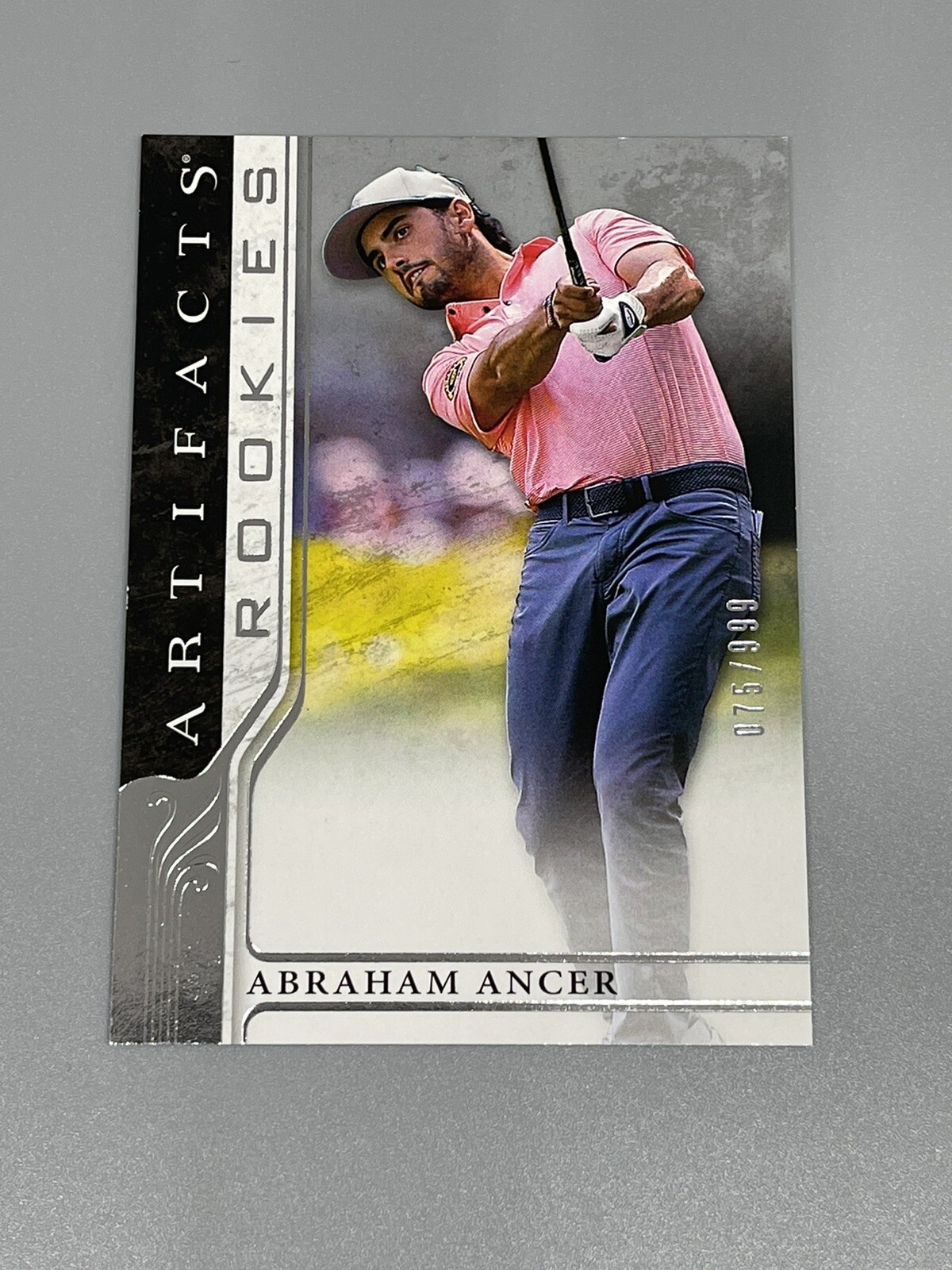 Abraham Ancer 2021 Upper Deck Artifacts Golf /999 Rookie RC #52