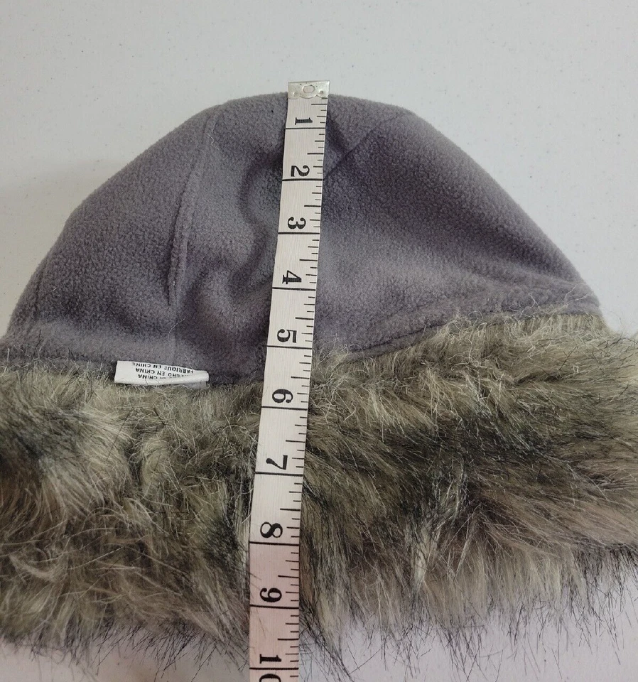 Sombrero pastillero cosaco nieve invierno piel sintética tostado Nine West para mujer talla única Foto 4 de 4