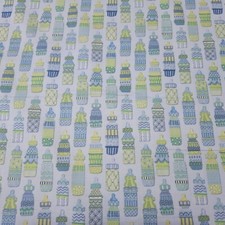 Baby Sprinkles BTY Nicole Tamarin Quilting Treasure Bottle on Blue