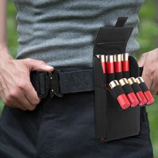 MOLLE Shotgun Shell Holder 25 Rounds Tactical Quick Access Pouch for 12/20 Gauge