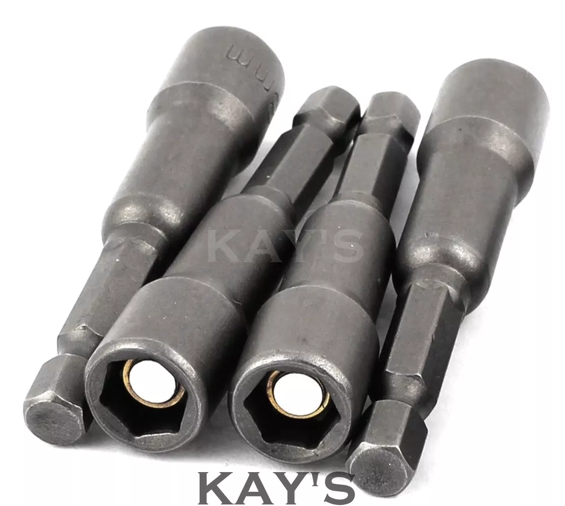 TEK SCREW MAGNETIC DRIVER HEXAGON SOCKET ROOFING DRILL DRIVE BIT 5 16