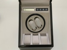 Uhrenbeweger schwarz für 2 Uhren, Zeitwahl Watch Weighter