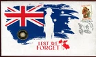 2026 ANZAC Day Lest We Forget FDC/PNC With Uncirculated Royal Australian Mint $2