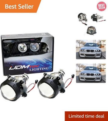 Durable Universal Fit Bi-Xenon 3.0-Inch Projector Lens for DIY Off-Road Vehicles