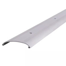 3.5 In. X 36 In. Silver Aluminum Commercial Dome Top Low-Profile Door Weatherstr