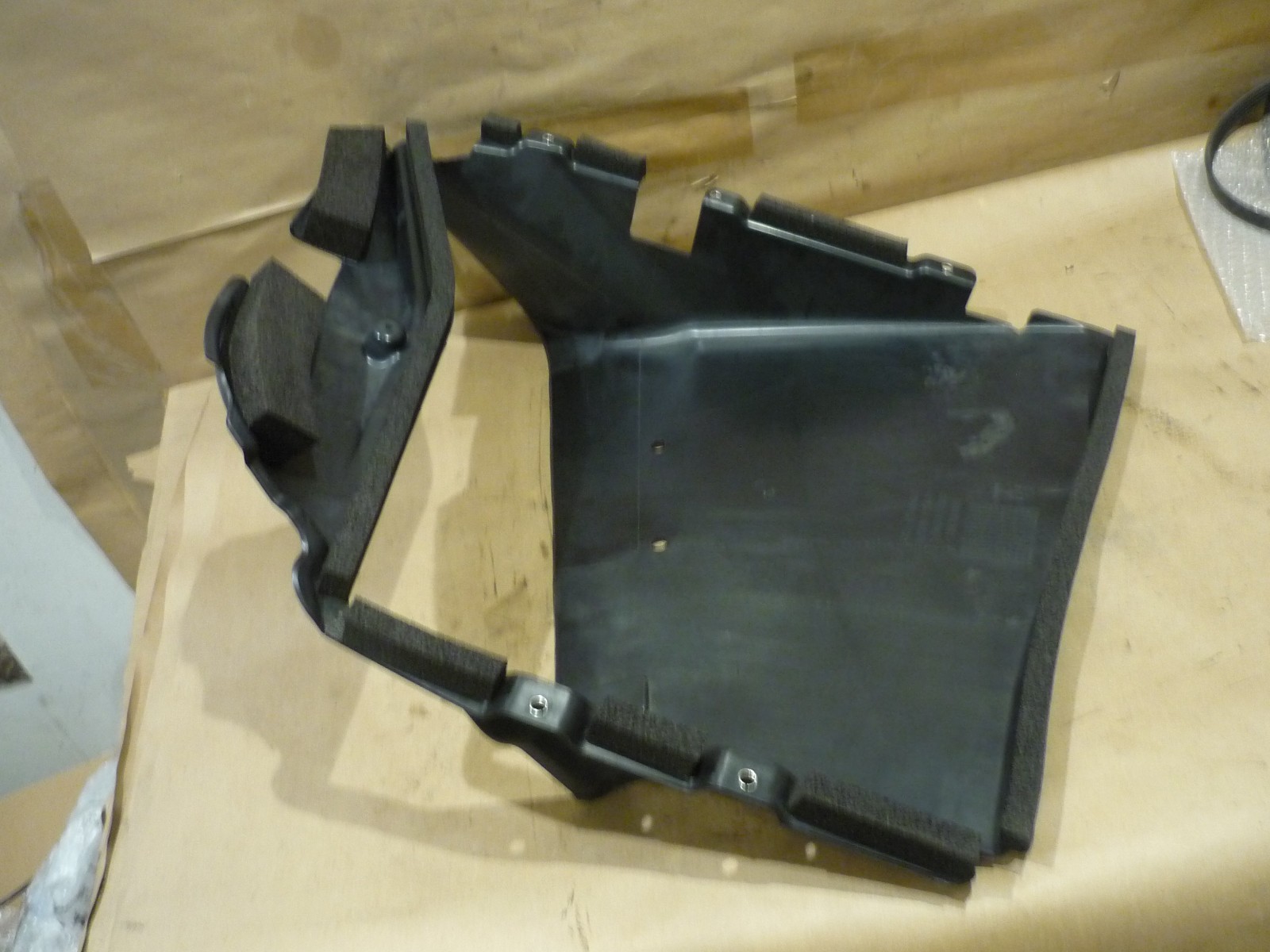 Ferrari 488 - LH Radiator Lower Duct Complete - P/N 86730200