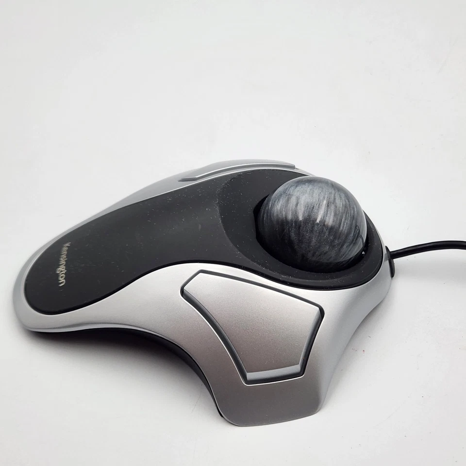 Kensington Orbit Optical Trackball M01082 K64327 Wired USB Mouse with Large Gray - Image 2 of 4