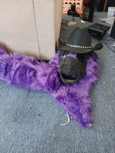 Cowboy Furry Manokit Fursuit And Tail PROJECT, NEEDS WORK, AS-IS