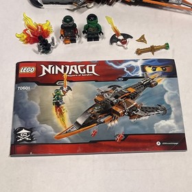 LEGO 70601 NINJAGO: Sky Shark 99% Complete with minifigs & Manual