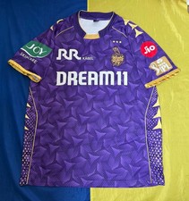 KOLKATA KNIGHT RIDERS 2025 HOME PLAYER EDITION CRICKET JERSEY SHIRT Sz. L