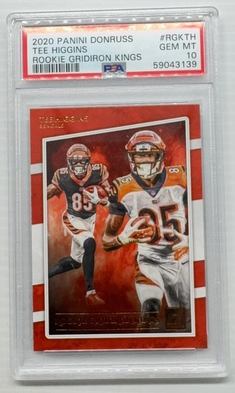 Tee Higgins Panini Donruss Gridiron Kings #RGKTH Rookie