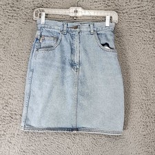 Esprit Skirt Womens 10 Blue Vintage 80s Light...