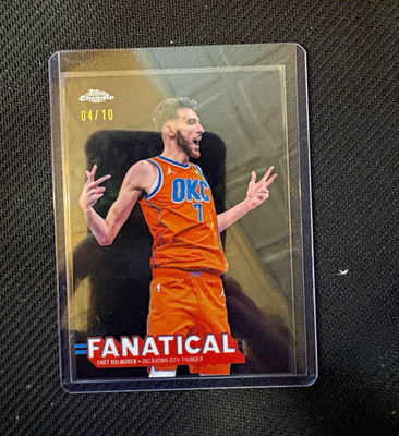 2026 Topps Chrome Fanatical Chet Holmgren #FAN-1 04/10 (contact me w best offer)