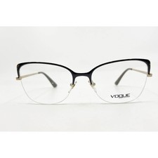 VOGUE Eyeglasses VO 4077 997 54-18-135 Black Gold Cat Eye Women