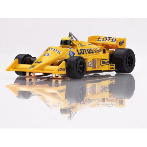 Circuit HO Lotus 99T 1987 AFX Racing Voiture Miniature F1 Jaune