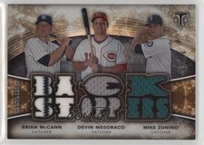 2015 Topps Triple Threads Relic Combos 12/36 Brian McCann Mike Zunino 16k2
