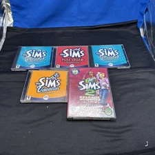 The Sims 2 + PC Expansion Packs CD-ROM Games Bundle -- Lot Of 5 A3C