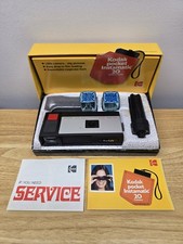 Kodak Pocket Instamatic 20 Camera Outfit In Original Box With Manuals