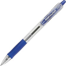 EasyTouch Refillable Retractable Ballpoint Pens Fine Point, Blue Ink, 12 Pack