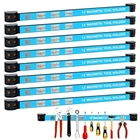 8Packs 12" Magnetic Tool Holder Strip Metal Magnet Tool Organizer Bar for Garage