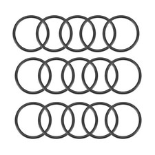 Universal O-Ring Rubber Seal Washers Grommets Black 20mm x 1.5mm 15pcs
