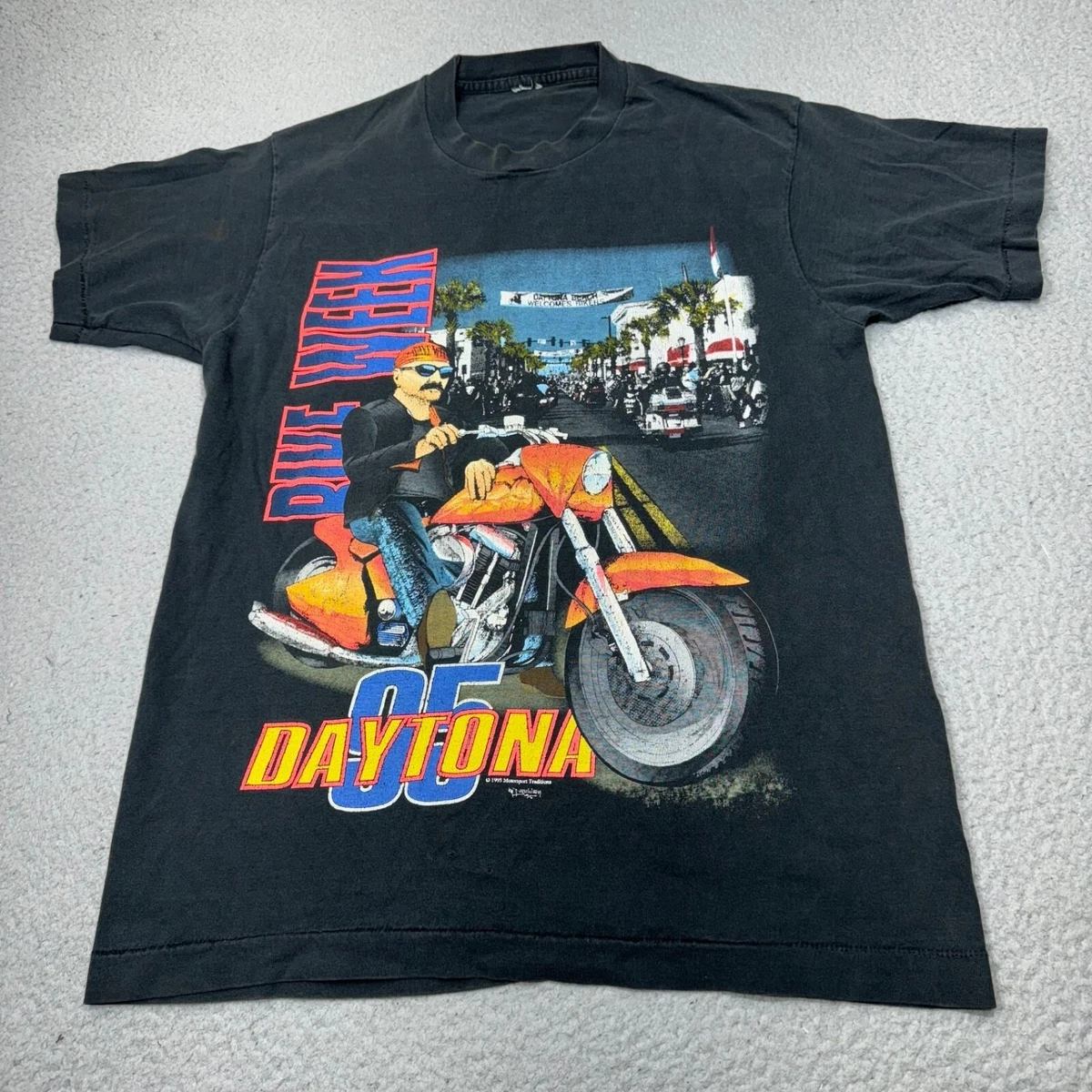 Daytona Bike Week Shirt Indiana Men's Vintage T-Shirts for sale | eBay