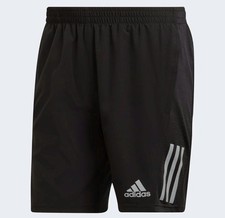 Adidas Men's Own The Run 7 Shorts - Black / Reflective Silver