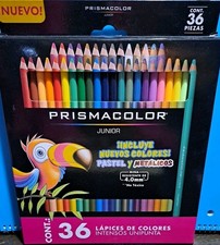 PRISMACOLOR Colored Pencils Set 36 Includes Pastels and Metallics