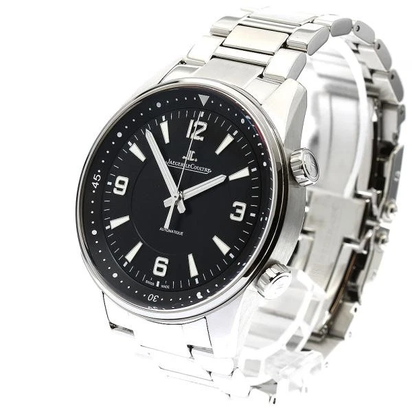 Jaeger LeCoultre — Jaeger-LeCoultre Polaris Q9008170/841.8.37.S 41mm SS Black Dial Watch #C1981