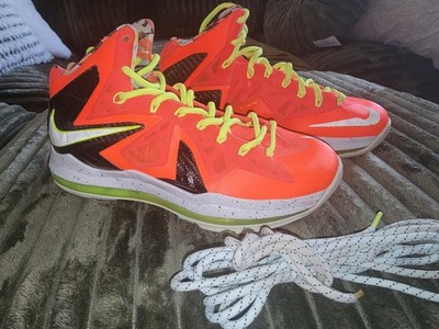 Nike LeBron X 10 P.S.  Elite Bright Crimson Size 7.5
