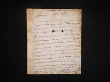 Louis II Of Bourbon, Prince Of Condé - Letter autograph Mazarin]