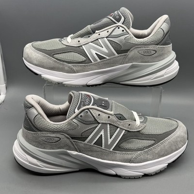 New Balance 990v6 Men's 9.5 D Casual Sneakers Gray White Made in USA Shoes READ