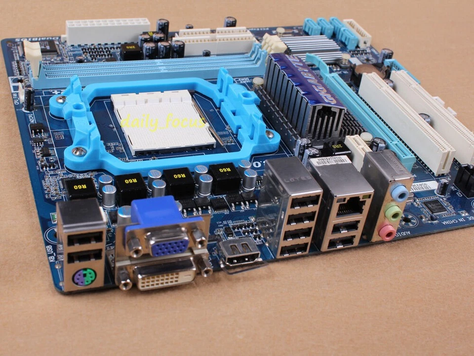 Gigabyte GA-MA78GME-S2H V1.0 Motherboard LGA AM2/AM2+/AM3 DDR2 AMD 780G - Image 4 of 4