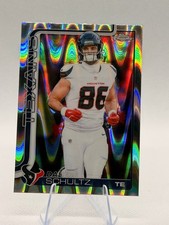 2025 Topps Chrome Dalton Schultz RayWave Refractor Texans