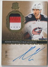 2023-24 THE CUP SIGNATURE MATERIALS ROOKIES PATCH 3 COLORS AUTO ADAM FANTILLI