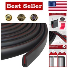 Rubber Edge Trim, Self-Adhesive Rubber Edge Trim, Edge Protector for Sheet Me...