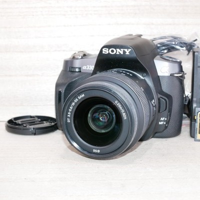 Sony Alpha DSLR-A330 10.2MP Digital SLR Camera - Black (Kit w/ DT