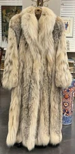Novotny Furs Canadian Lynx Full Length Fur Coat Women’s M/L USA Made