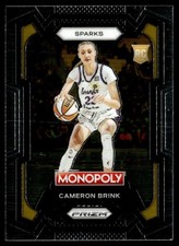 2024-25 Panini Prizm Monopoly WNBA Cameron Brink Rookie Los Angeles Sparks #39
