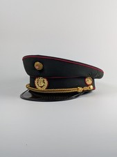 Historische Schirmm&uuml;tze Gendarmerie &Ouml;sterreich (2. Republik) - Flaschengr&uuml;n/Gold