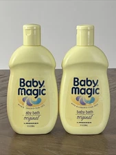 VTG Baby Magic Bath Mennen Baby Bath Original Yellow Bottle Discontinued