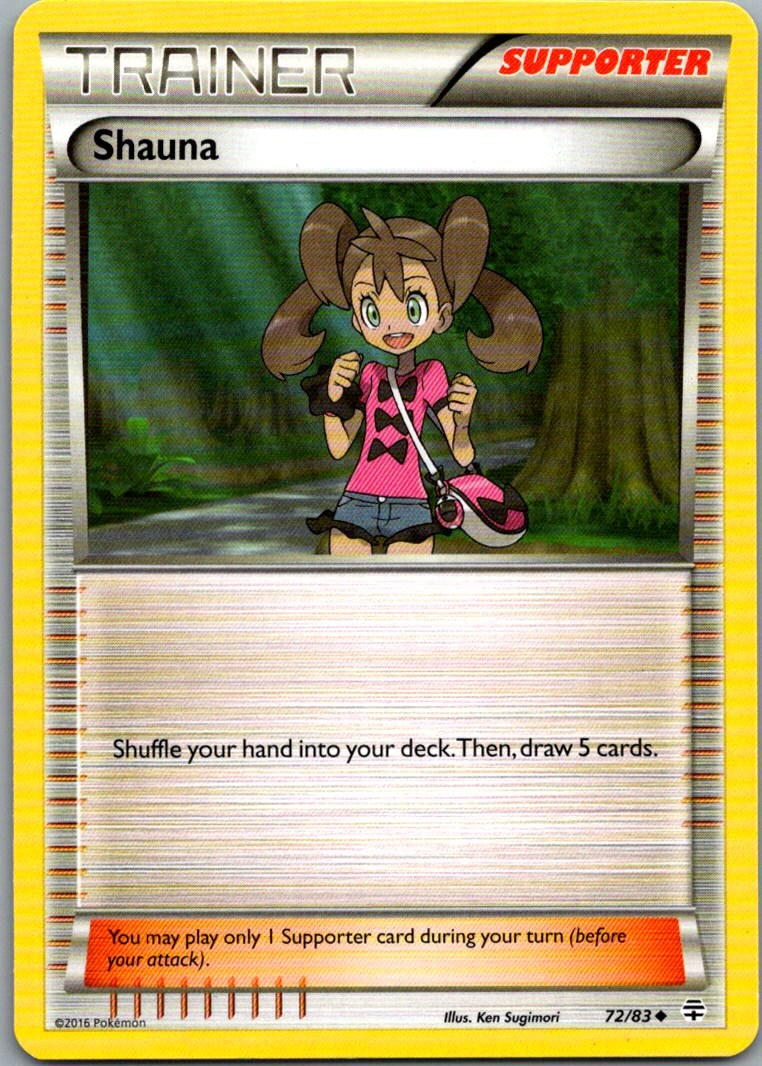 Pokemon Shauna Normal Uncommon Generations 72/83 NM
