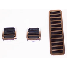 Custom Pedal Covers 3 Piece, Fits Stock VW Pedal Systems Dunebuggy & VW