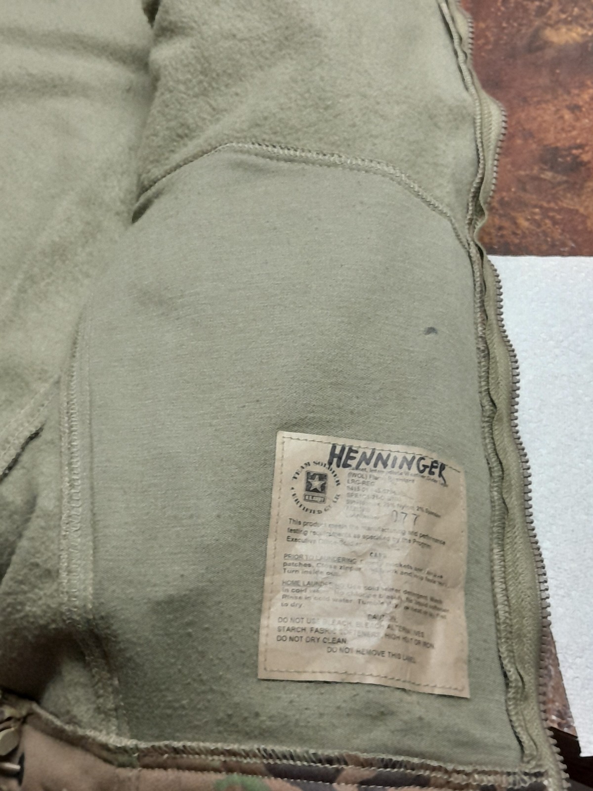 IWOL Flame Resistant Jacket - Large Regular - OCP… - image 9